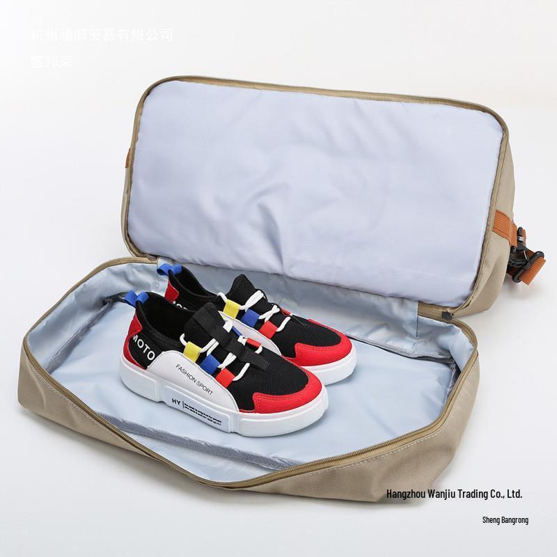 Unisex Large Capacity Canvas Travel Bag for Short Trips