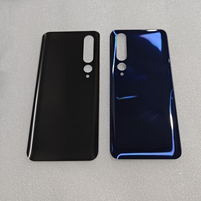 Yibin Glass Back Cover for Xiaomi Mi 10/10 Pro - Battery Case Shell with No Logo