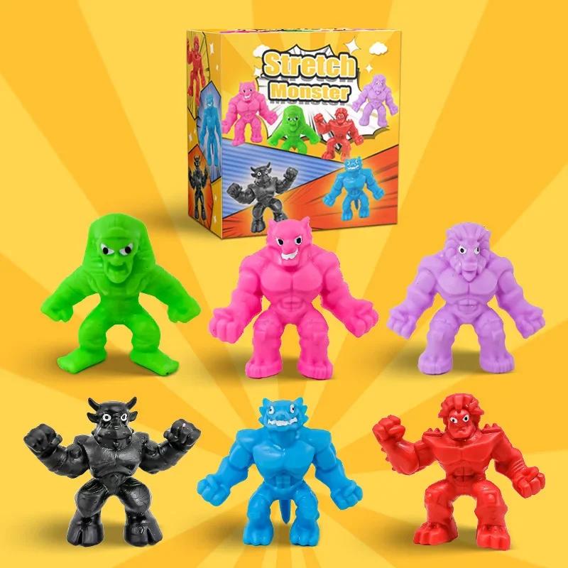 Fashnics Boys 1Pc New Decompression Fitget Anti Stress Sensory Monster Toy Stretch Monster Stretch Pinch Squeeze Toys Gift For Kids Toys