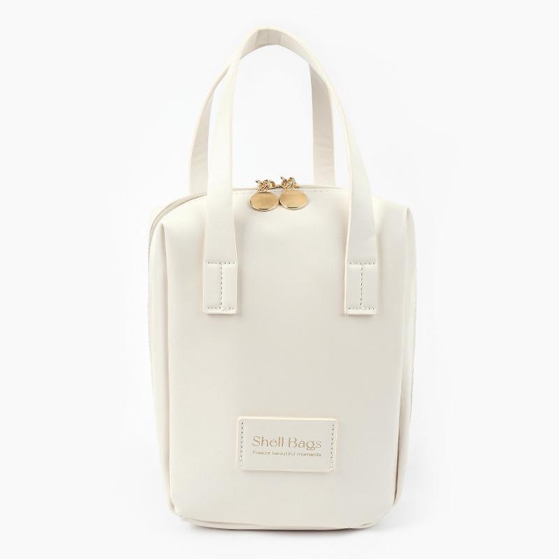 2023 Waterproof Leather Cosmetic Bag for Skin Care with Large Capacity