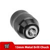 13mm Metal Drill Chuck 1/2 Mount Self Locking Keyless Drill Chuck Electric Drill Chuck Metal Drill Chuck 3/8" Thread Drill Chuck
