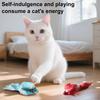 Plush Mouse Cat Toy Colorful Faux Fur Mice Toy for Kittens Interactive Hunting Instinct Toy for Indoor Cats