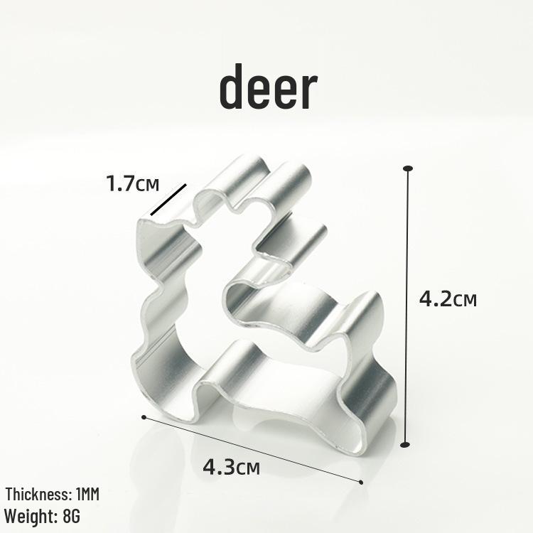 Keksform aus Aluminiumlegierung: Ananaskuchen, Weihnachten, & Ostern Ausstechform Backwerkzeug