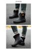 Men's Waterproof Non-slip Rubber Ankle Boots - Korean Style Slip-on Shoes