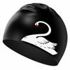 Bathing Use Swan Swimming Hat Comfortable To Wear Waterproof Swimming Cap  for Women and Men