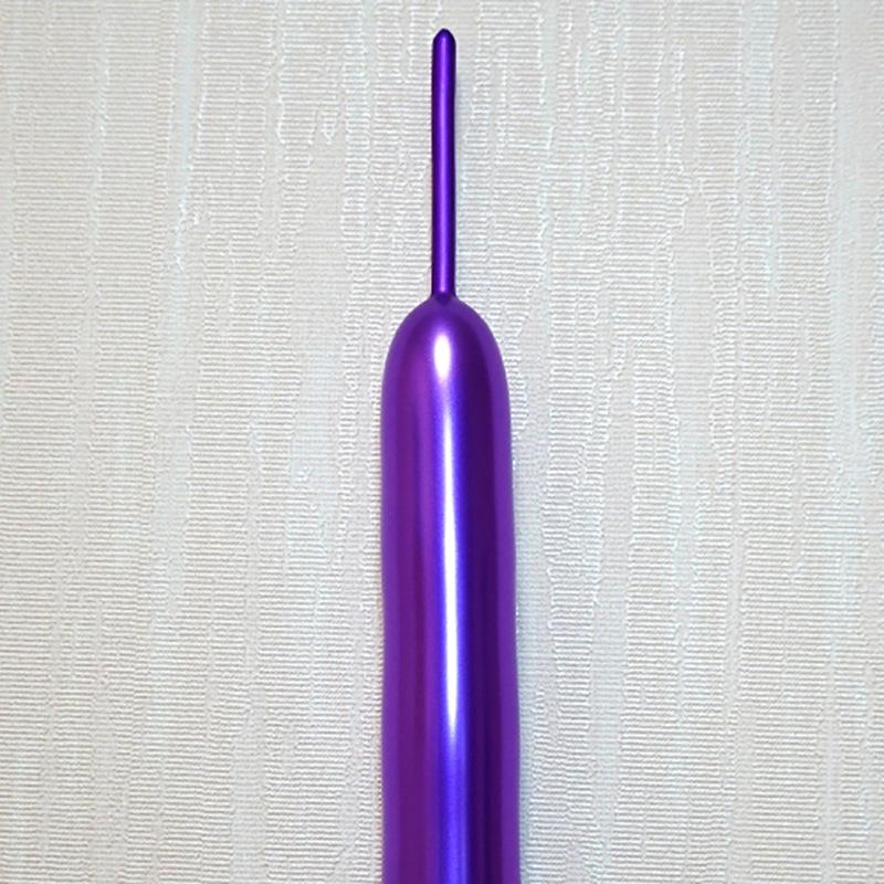 Metallic Strip Balloons Birthday Party Decoration Strip Woven DIY Shape Metal Magic Balloon Children s Toy Balloon Wholesale 20pcs фиолетовый