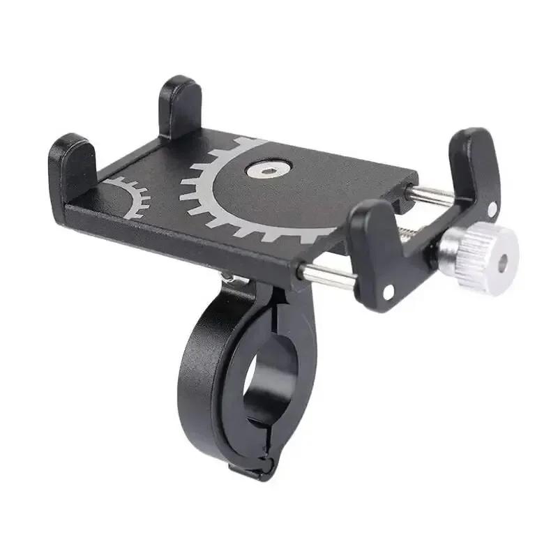 Universal Mobile Phone Holder Metal Cell GPS Mount Motorcycle Stand Bracket Bike Moto Handlebar Scooter Antislip Clip
