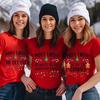 Womens Casual Short Sleeve TShirt Most Likely To Christmas Print Ladies T Shirts Family Friends Christmas Party Tee Shirts Top