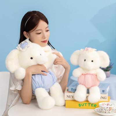 Cute Cute Dressed Elephant Doll Plush Toy Baby Elephant Doll Children Soothing Rag Doll Girl Birthday Gift
