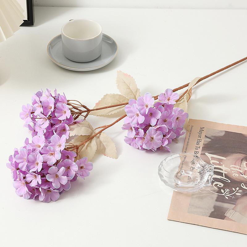 Simulation Flower Hydrangea Living Room Hotel Decoration Outdoor Accessories