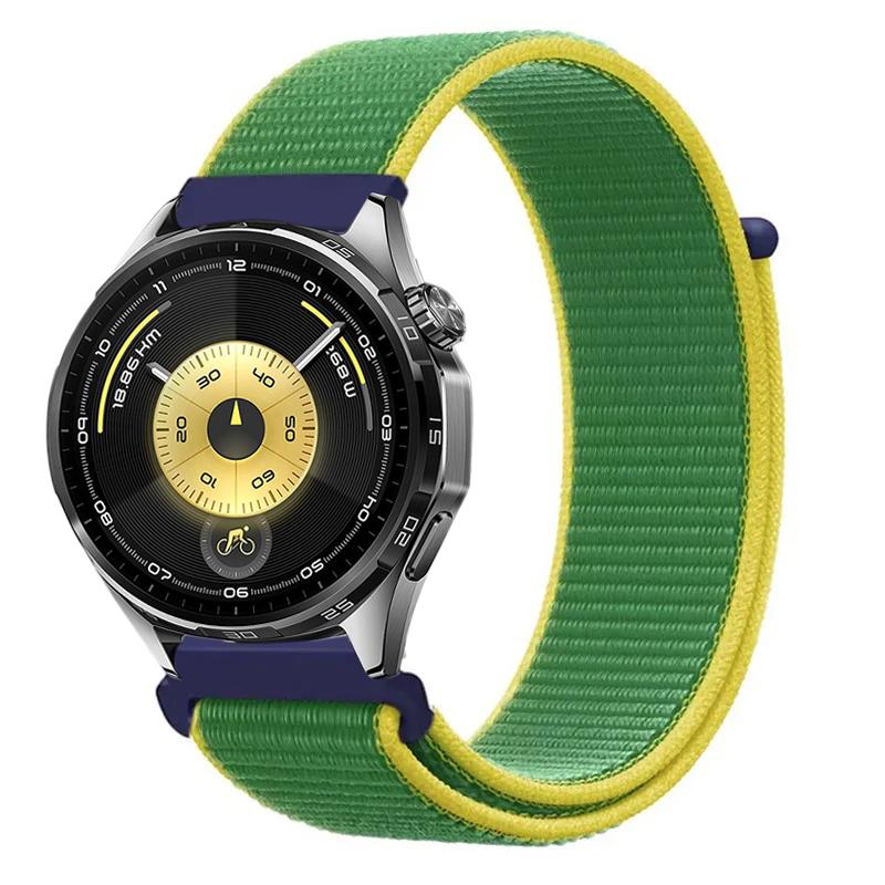 22mm 20mm Nylonarmband für Huawei Watch 5 4 GT6 GT6 Pro GT5-4-3 46mm Armband im Flaggen-Stil Amazfit Bip 6 Active 2 Balance 2 Correa