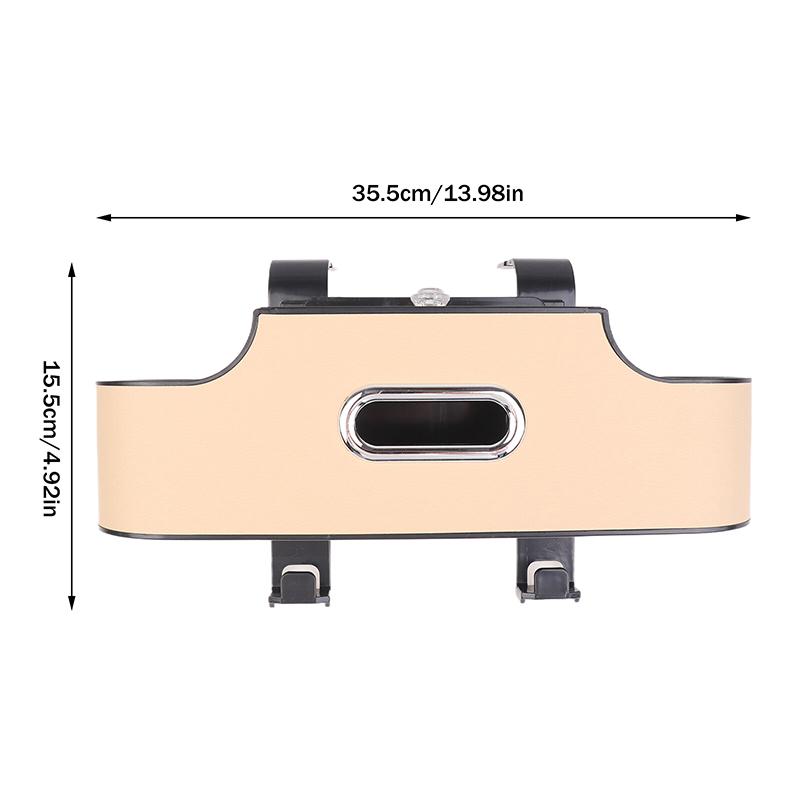 Car Backseat Hanging Seat Hook Storage Cup Holder Phone Holder Universal Car Interior Seat Back Organizer 4-In-1 Storage Box