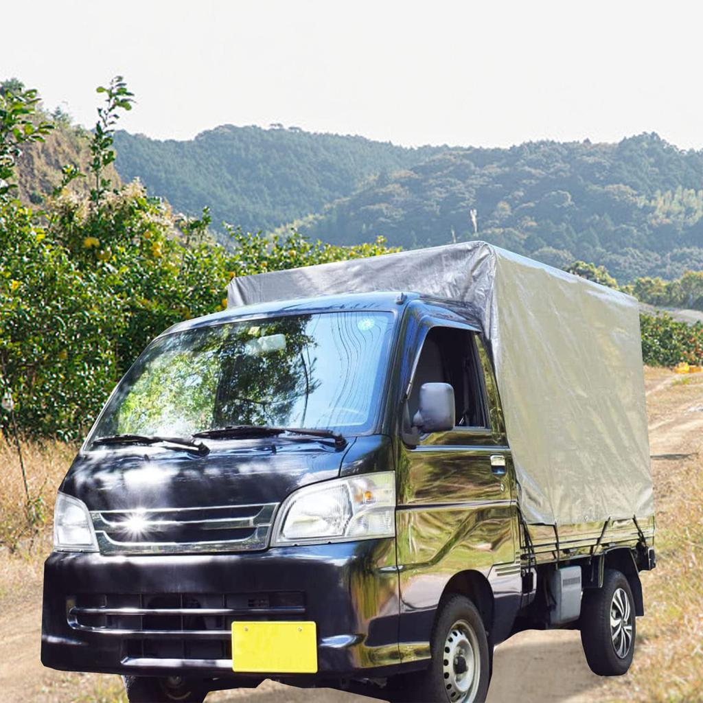 HeiGod Lett Lastebil Kalesje Kalesjeduk Universell Passform for Lett med Erstatningsduk UV Firkantet Konstruksjon Kalesje, Duk, 192x137x120cm, Kun,