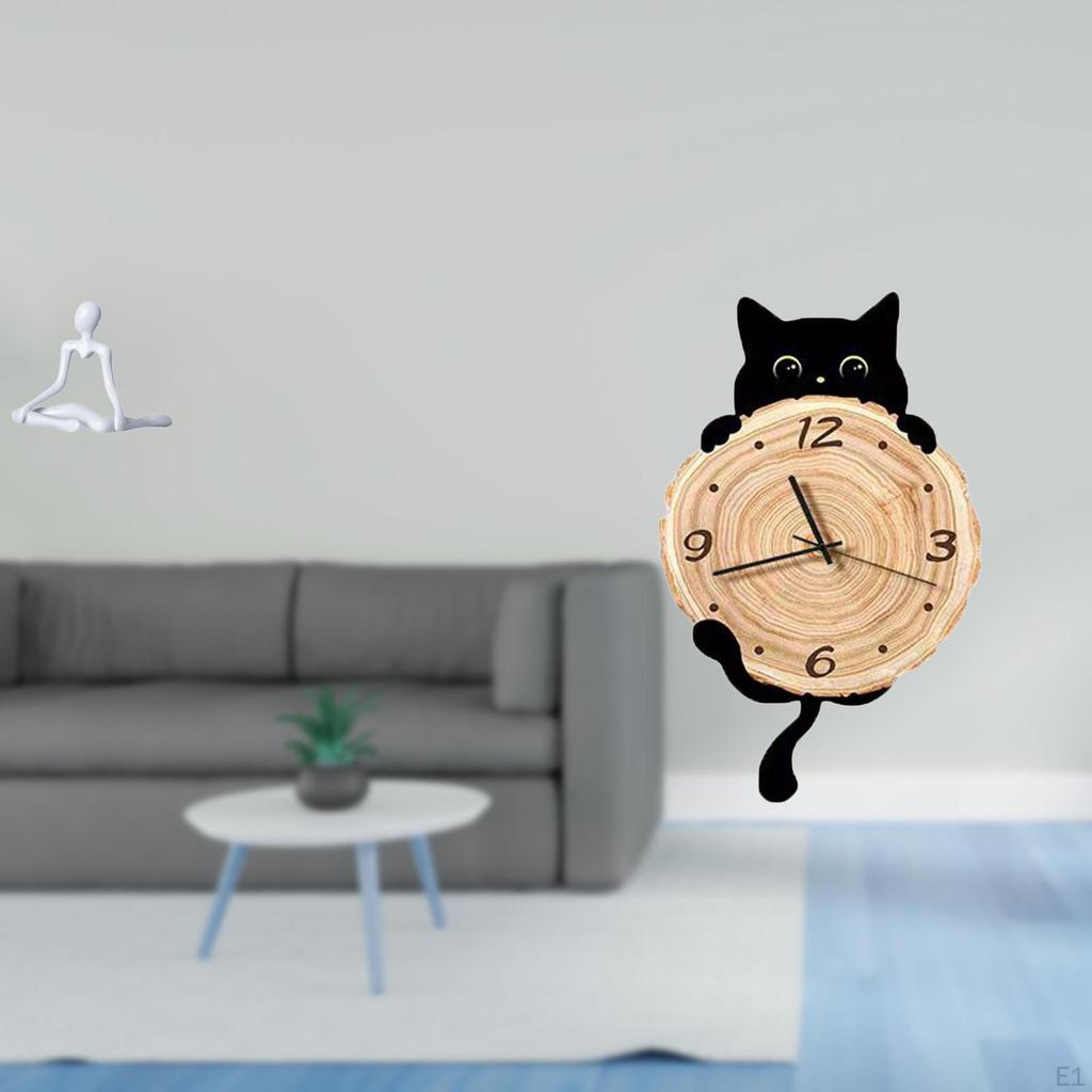Creative Abstract Thinker Clock Sculpture Unique Decorative Figurine Ornament for Bedroom Office