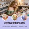 DIY Stress Ball Making Kit-Easy DIY- 15 TPR Skins, Total 14oz of Various fillers, Create ASMR Anxiety Relief Toys, Handmade Squishy Stress Balls