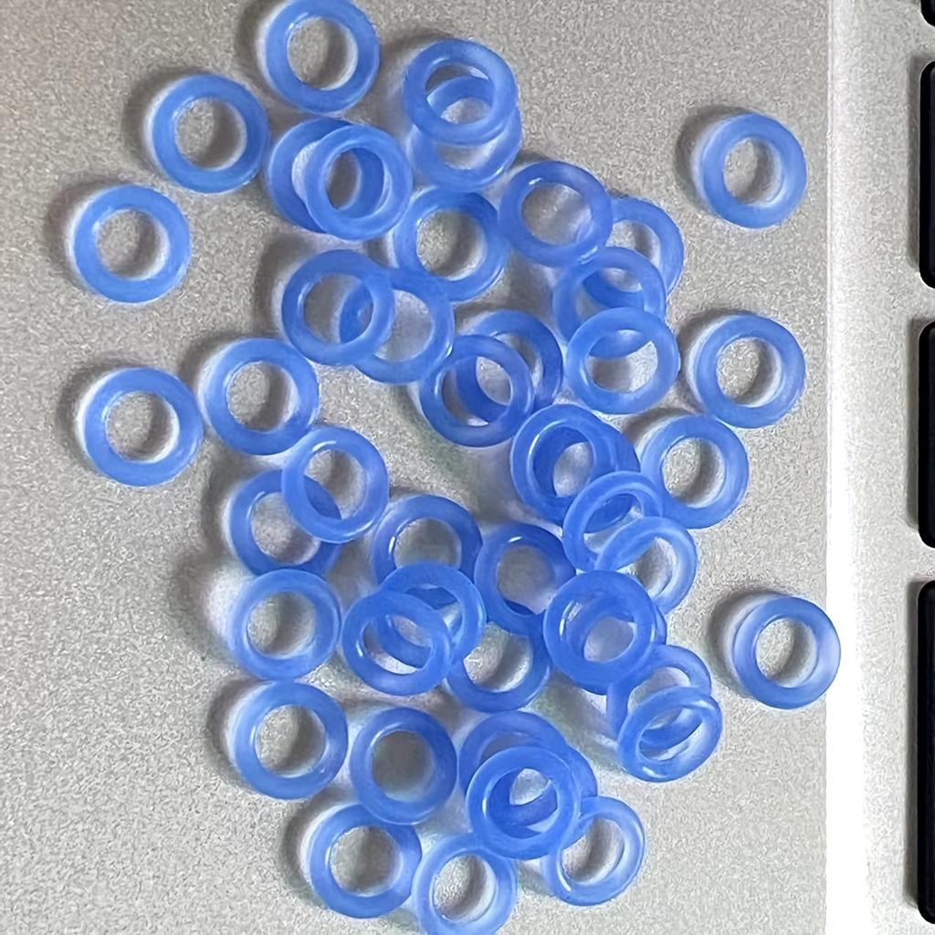 150pcs Rubber O Ring Switch Dampeners Damper Shock-Absorbing Silence Under Key Caps For Mx Mechanical Keyboard Clear Red Black
