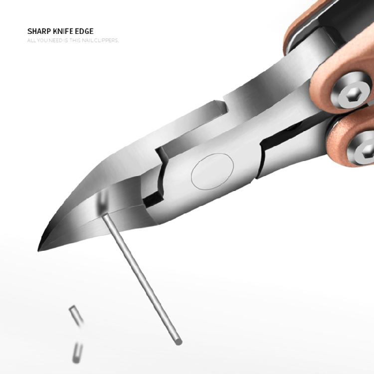Toenail Clipper for Ingrown or Thick Toenails Stainless Steel Fingernail Clipper