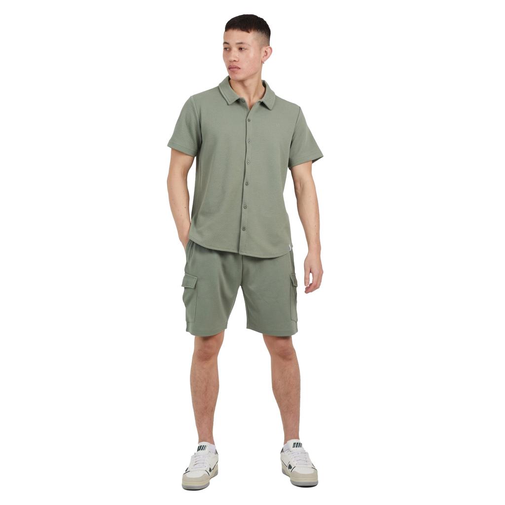 BRAVE SOUL Shorts cargo texturizados Cadby para hombre