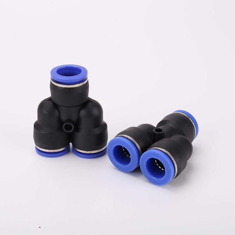 Trójnik typu Y Złączka pneumatyczna Redukcyjna Szybkozłączka do rur powietrznych PY-4/6