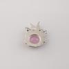Rose Chalcedony Gemstone 925 Sterling Silver Pretty Pendant 0.5" Precious Gift For Her CP-43-22
