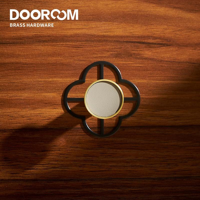 Dooroom Brass Furniture Handle Hook Gasket Rural Style Personalized Decoration Washer