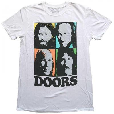 The Doors Unisex Adult Color Box Cotton T-Shirt