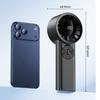 Digital Display Cooling Fan Handheld Cooling Fan 100 Level Speed Control Brushless Motor Type C Charging Outdoor Travel Fan