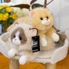 Lucky Cat Plush Toy - Cute Companion Doll for Girls, Perfect Birthday Gift & Ornament