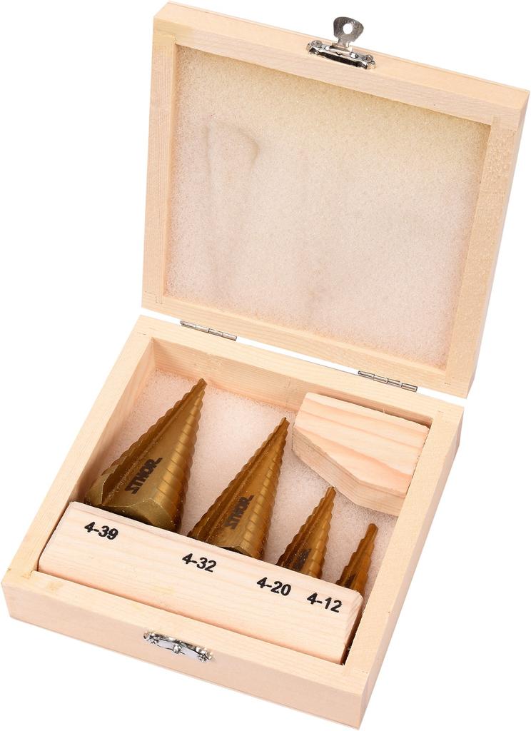 4-PIECE STEP DRILL SET - W-22617