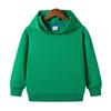 New Spring and Autumn Children's Hooded Pure Cotton Solid Color Sweat