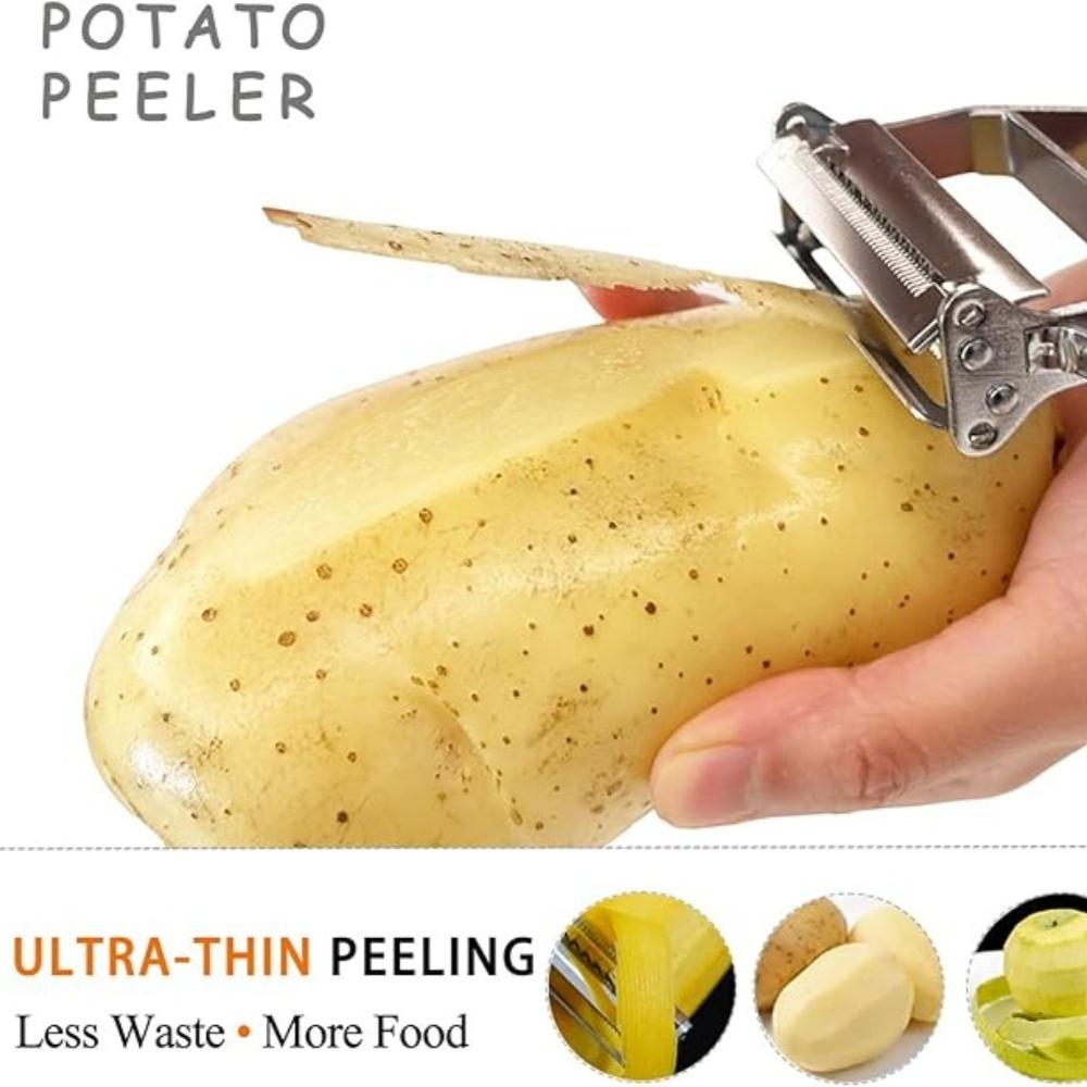 1PCS Stainless Steel Vegetable Peeler - Potato, Cucumber & Carrot Grater - Kitchen Gadgets & Accessories - Fruit & Vegetable Peeling Tool