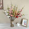 Artificial Peach Flower Blossom Wedding Hotel Restaurant Desktop Decoration