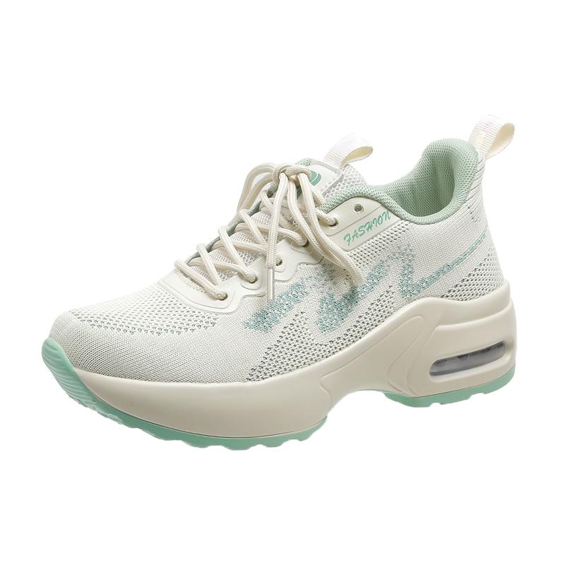 Scarpe Da Ginnastica Donna Antiscivolo - Sneakers Slip-on In Tessuto Rete Traspirante, Leggere, Suola In MD E Gomma, Bianche, Taglia 42 EU