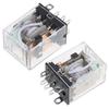 Coil Power Relay LY2NJ DC24V 10A Mini Electromagnetic Relay Electronic Modules DPDT 8 Pin LED Lamps Indication