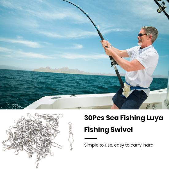 Rolling Swivel Strong Pulling Force Stainless Steel Catch Fish