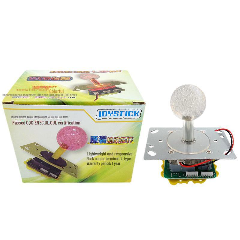 

Jue an красочный светящийся хрустальный шар игровой автомат для детей с ручкой управления стержнем аксессуары Game joystick