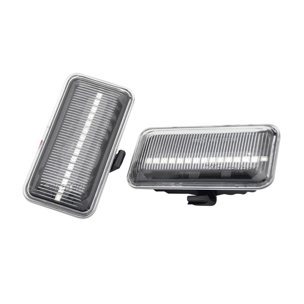 2Pcs for VW Golf 2 3 Passat B3 Vento Jetta A2 A3 Seat Ibiza 2 Cordoba 1 Dynamic LED Side Marker Light Turn Signal Blinker Lamps