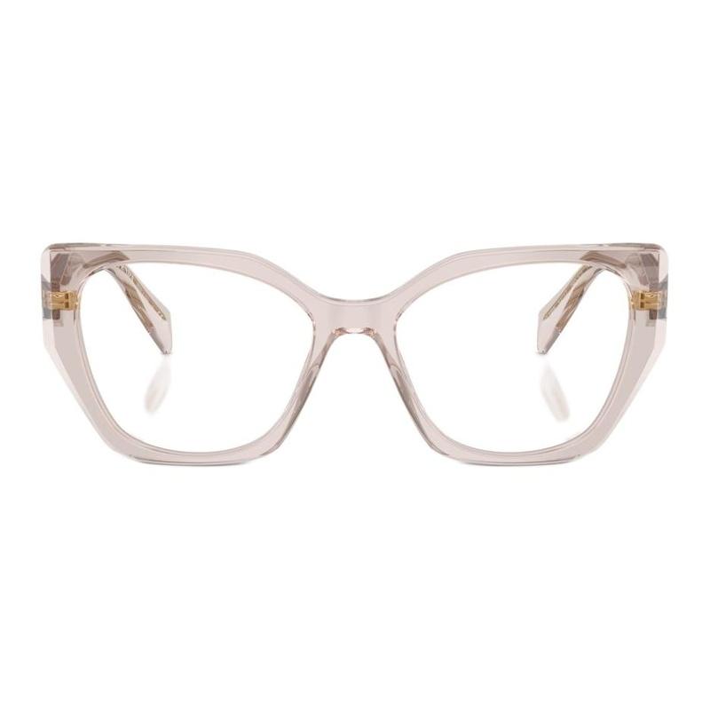 Prada Temple logo acetate square optical glasses women's purple