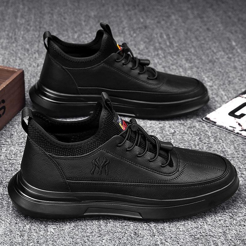 

Men s shoes round head sports shoes men s season new trend men s casual shoes men s 44