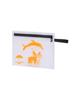 Speedo Molga Waterproof Flat Pouch Pool Bag (Unisex, White)