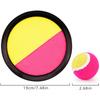 1set Children's Suction Ball Sticky Target Racket Throwing Throwing Catch Sports Equipment Family Interactive Ball Toys