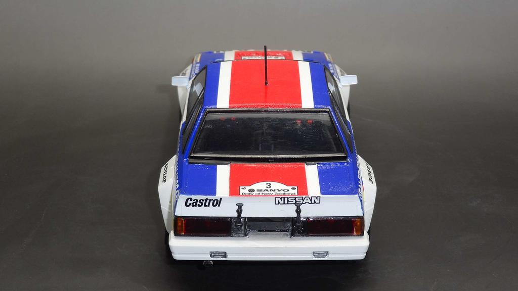 Aoshima Bunka Kyozai 1/24 BEEMAX Series No. 7 Nissan 240RS 1983 New Zealand Rally Specification Plastic Model