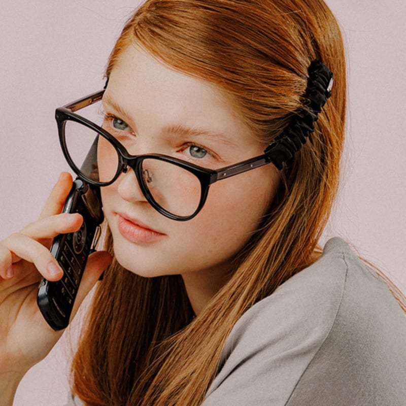 mellotory square shirring hairpin (black)