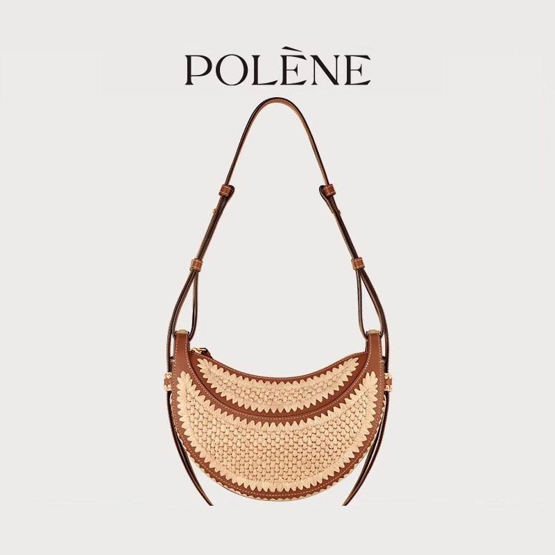 Neue handgeflochtene Tasche trendig lässig einfach große Kapazität Strandtasche Stroh Schultertasche
