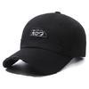 Fashionable Women's Spring and Autumn Letters Ripped Baseball Cap Outdoor Sports Men's Travel Casual Sun Hat Trendy Duckball Cap