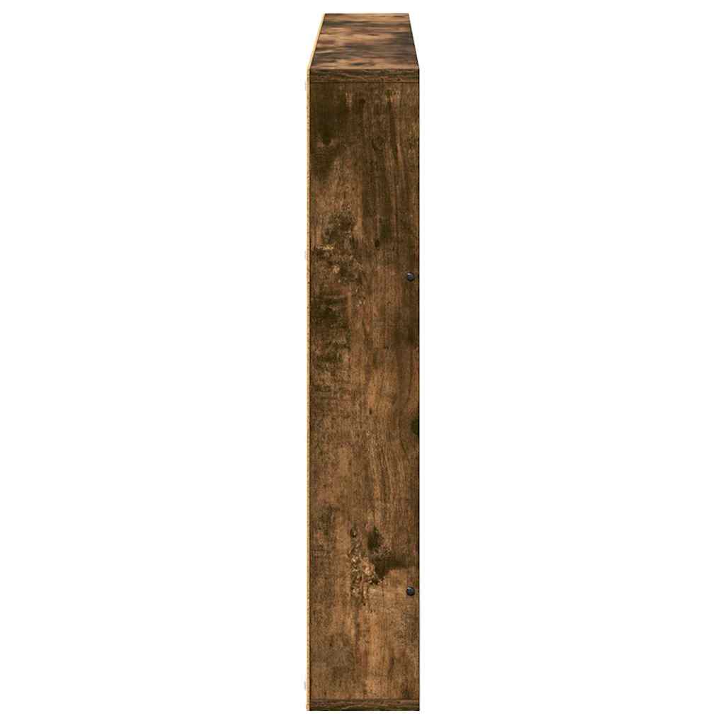Magazine Shelf Smoked Oak 100 x 12 x 70 cm Wood Based Material