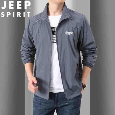 JEEP SPIRIT Men's Lightweight Outdoor Sun Protection Jacket