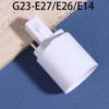 1Pc G23 To E27 E26 E14 Base Socket Led Halogen Light Bulb Lamp Adapter Holder Converter Bulb Holder Adapter Bulb Holder