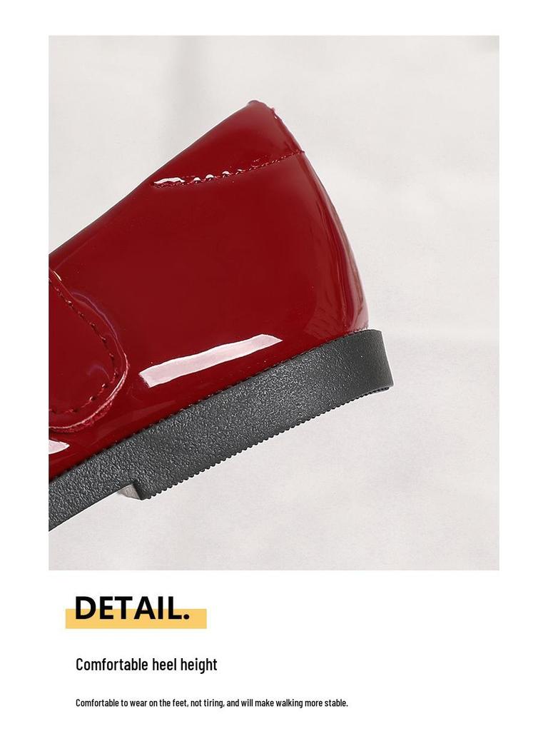 2026 Spring New Arrival: Girls' Crystal Princess Dress Shoes - Formal, Leather, Perfect for Performances