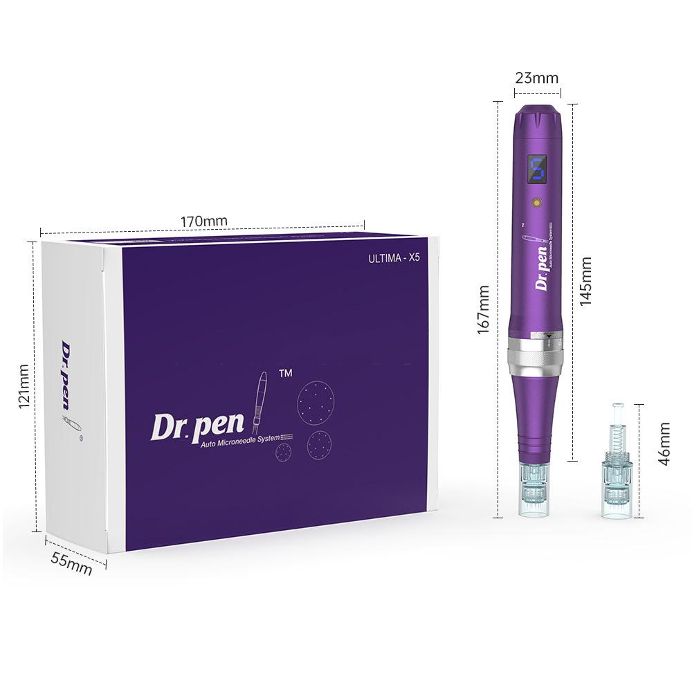 Dr.Pen X5 Wireless Derma Pen Microneedling Derma Rolling MTS Micro Needle Therapy System Skin Care Beauty Tool With 12Pcs Needles Cartridges